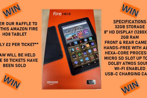 Amazon Fire HD8 raffle