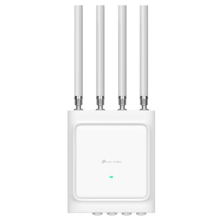 TP-LINK (EAP668-OUTDOOR HD) Omada AX3600 Indoor/Outdoor WiFi 6 Access Point, Dual Band, Up to 1024 Devices, 10G SFP+, PoE, Omada Mesh