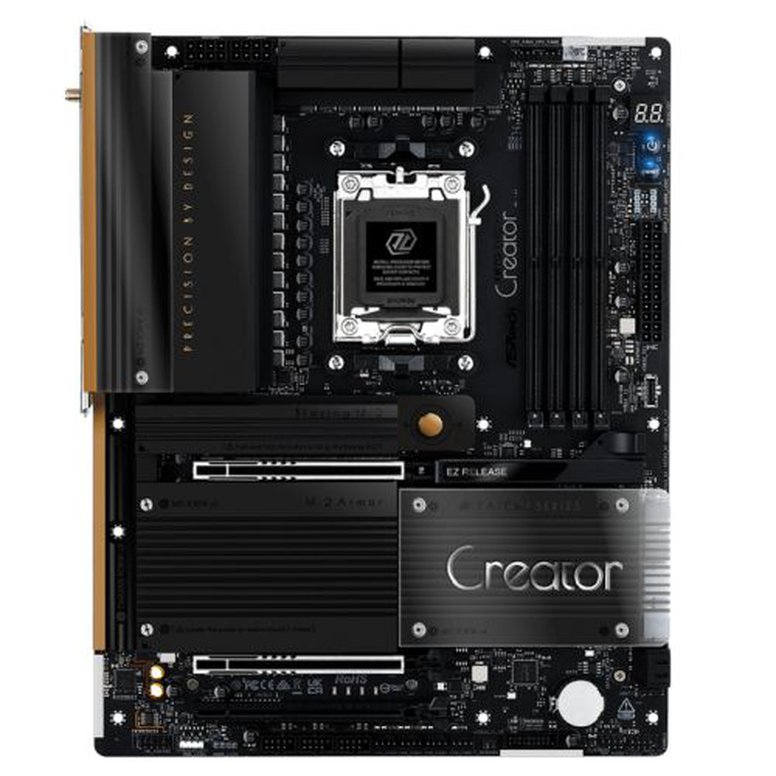 Asrock X870 TAICHI CREATOR, AMD X870, AM5, ATX, 4 DDR5, HDMI, 2 USB4, Wi-Fi 7, 10G & 5G LAN, 4x M.2