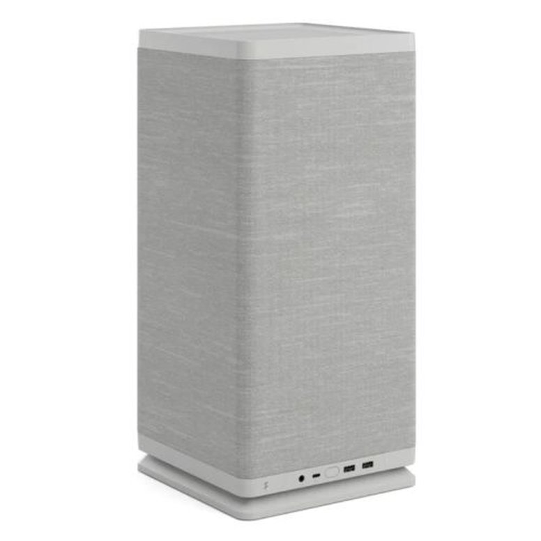 Fractal Design Mood (Light Grey) SFF Case, Mini ITX, Requires SFX/SFX-L PSU, 1 Fan, PCIe 4.0 Riser Card, USB-C, 325mm GPU & 280mm Radiator Support