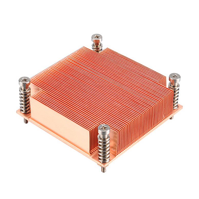 Akasa AKCC7111 1U Copper Heatsink, Intel 1200, 775 & 115x, Passive Cooler
