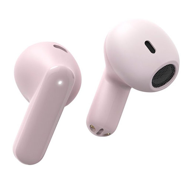 Hama (Freedom Light II) Bluetooth True Wireless Earbuds with Microphone, Touch/Voice Control, 20 Hour Battery, Charging/Carry Case, Rose