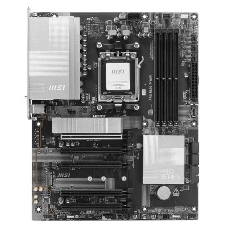 MSI PRO B840-P WIFI, AMD B840, AM5, ATX, 4 DDR5, HDMI, Wi-Fi 7, 2.5G LAN, 2x M.2