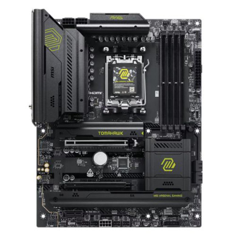 MSI MAG B850 TOMAHAWK WIFI, AMD B850, AM5, ATX, 4 DDR5, HDMI, Wi-Fi 7, 5G LAN, 3x M.2