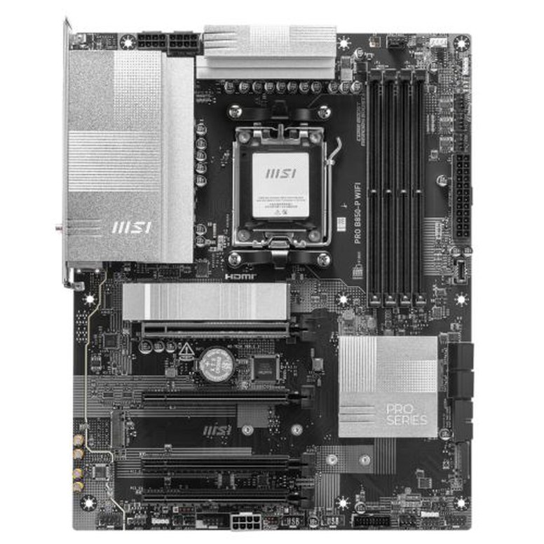 MSI PRO B850-P WIFI, AMD B850, AM5, ATX, 4 DDR5, HDMI, Wi-Fi 7, 5G LAN, 3x M.2