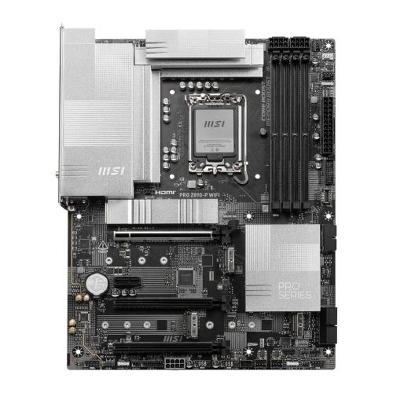 MSI PRO Z890-P WIFI, Intel Z890, 1851, ATX, 4 DDR5, HDMI, DP, TB4, Wi-Fi 7, 5G LAN, 4x M.2