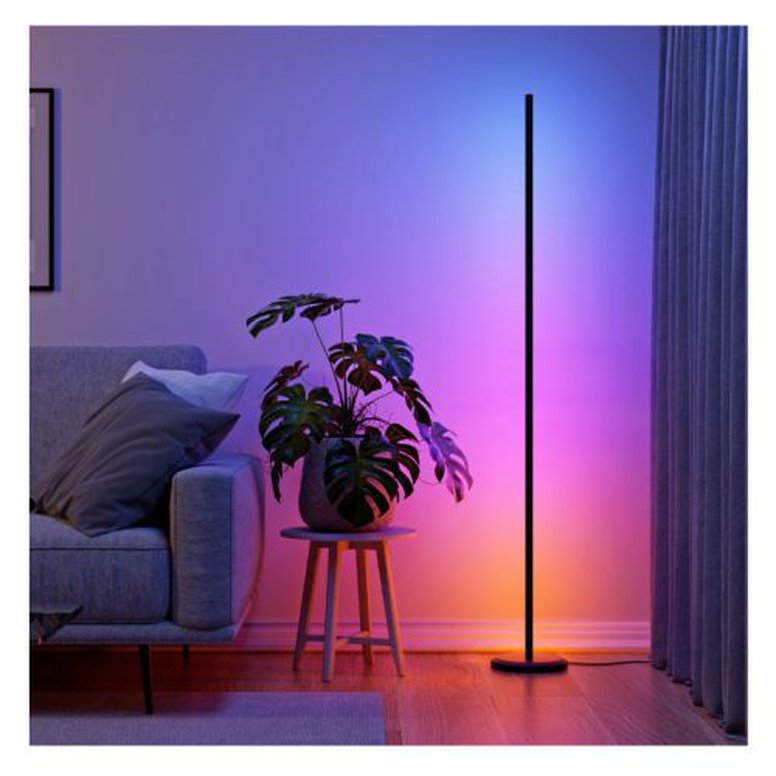 Nanoleaf Matter Smart Multicolour ARGB Floor Lamp, 16+ Million Colours & Tunable Whites, Reacts to Sound & Music, Built-In Controller 