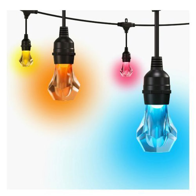 Nanoleaf Matter Smart Multicolour Outdoor String Lights Smarter Kit, 30 Metre, 40 ARGB LEDs, 16+ Million Colours, Reacts to Sound & Music, IP65