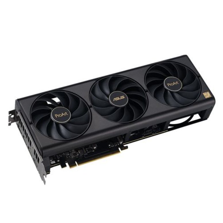 Asus ProArt RTX4080 SUPER OC, PCIe4, 16GB DDR6X, HDMI, 3 DP, 2640MHz Clock, Overclocked, Compact SFF-Ready