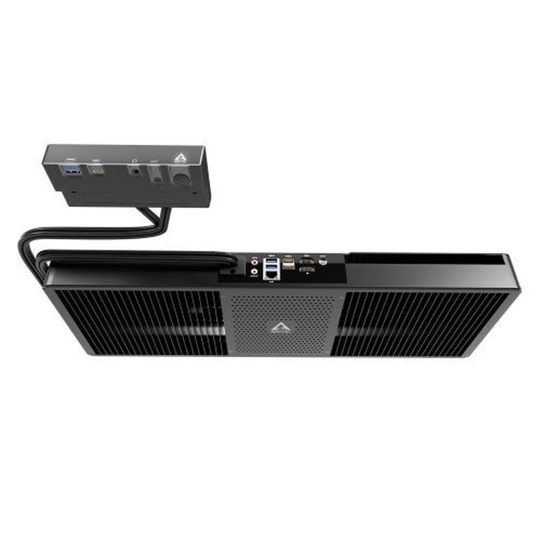 Arctic Senza Under Desk PC, Ryzen 7 5700G, 32GB DDR4, 1TB SSD, Wi-Fi 6E, 2.5G LAN, USB-C, Silent Passive Cooling, Windows 11 Home N