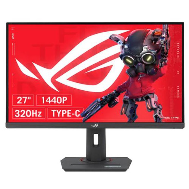 Asus 27" ROG STRIX USB Type-C HDR Gaming Monitor (XG27ACMS), Fast IPS, 2560 x 1440, 0.3ms, 320Hz, ELMB SYNC, G-Sync, VESA