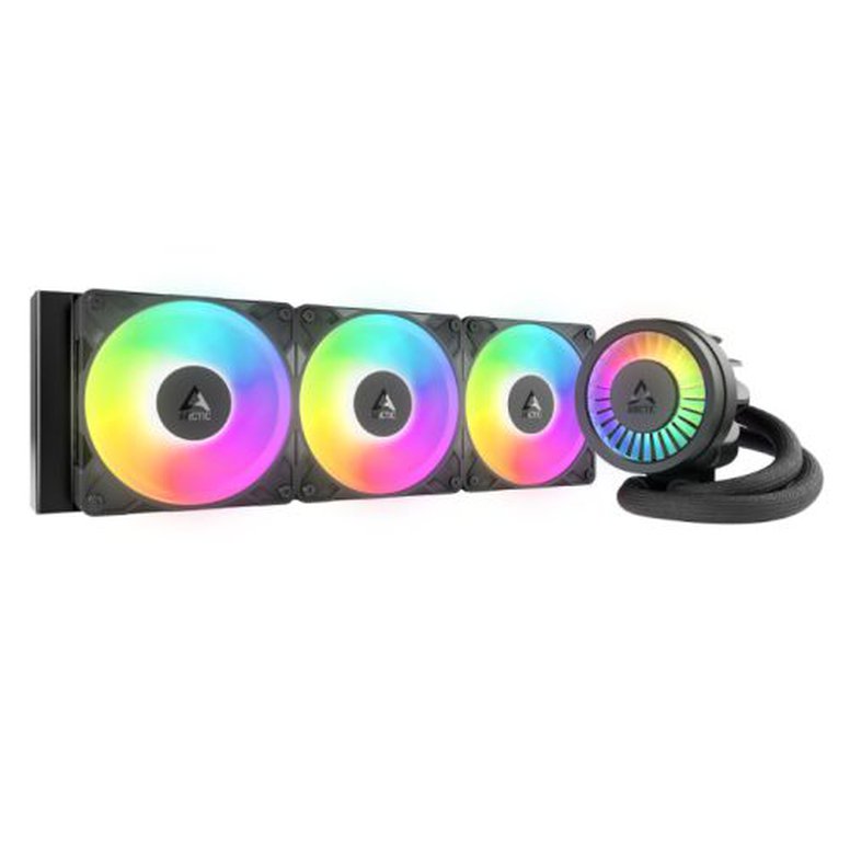 Arctic Liquid Freezer III Pro A-RGB 360mm Liquid CPU Cooler, P12 Pro PWM Fans & PWM Controlled Pump, Black